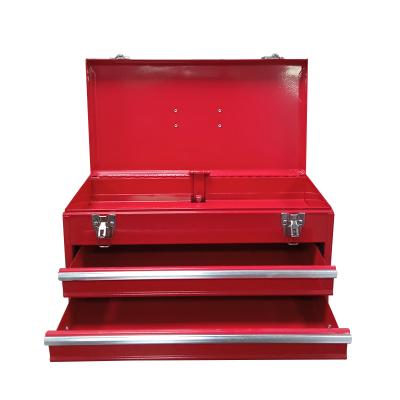 China High Quality Professional Household Tool Kit OEM Metal Tool Boxes With 3 Drawer Triple Sheet Metal Tool Box for sale