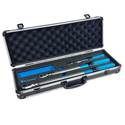 China 3PCS Chrome Vanadium Steel Torque Wrench Set Car Repair Tool Kit 1/4