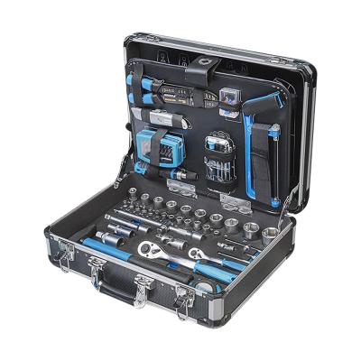 China Auto Repair Workshop Tool Kit DIY Tools 154 Pcs Garage Repair Professional Custom Repair Tool Kit In Aluminum Tool Case Kit for sale