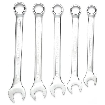 China High Quality CR-V Open End Combination Wrench Auto Repair Two Way Wrench With Ratchet Gear for sale