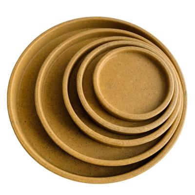 China Wholesale Custom Aesthetic And Durable Potted Plant Drip Trays Logo Size Round Square Shape Saucer For Most Plant Flower Pot for sale