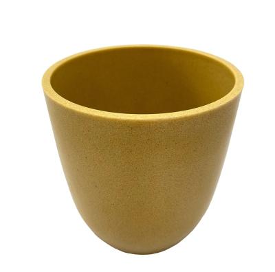 China Newer aesthetic design and durable and long lasting good quality round shape stone flower pot for sale