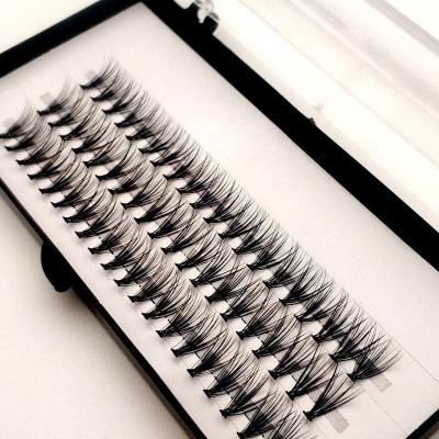 China Natural Soft Eyelash Heat Bonded 0.07mm Fans Premade Volume Lashes Faux Mink Eyelashes 20D Group Lashes Extensions for sale