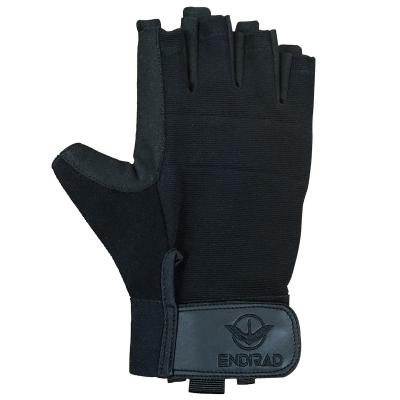 China ENDRAD Unisex High Quality Custom Logo Outdoor Sport Light Exposed Finger Cycling Climbing Gloves for sale