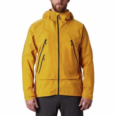 China Viable Outdoor Men Waterproof Jacket 3 Layer Hood Fit Waterproof Jacket for sale