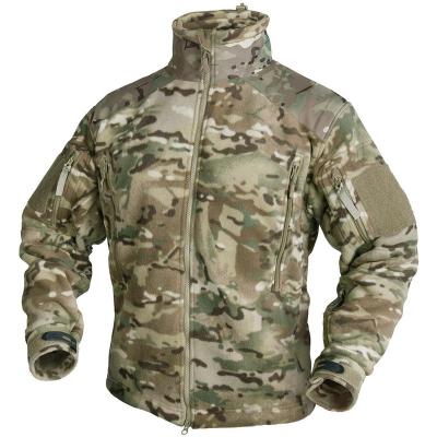 China Sustainable High Quality Custom Knit Fleece Jacket Men Army Fleece Jacket for sale