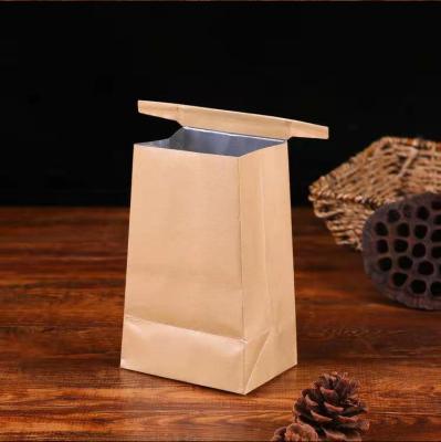 China Custom Barrier Printing 250g 500g 1kg Recycle Paper Bags For Coffee Bean Packaging Kraft Paper Valve Coffee Bag for sale