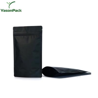 China Wholesale Black Moisture Proof Backing Up Lock Logo Packaging Printed Custom Plastic Pe Food Grade Zipper Bags for sale