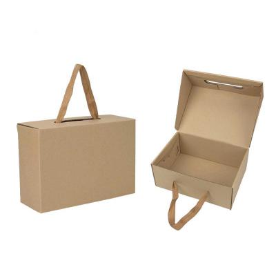 China Front Baby Kraft Paper Gift Recycled White Paper Luxury Packaging Shoe Shine Materials Custom Cheap Rigid Empty Giant Case Large for sale