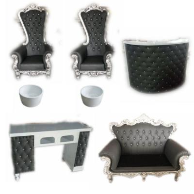 China Luxury; Antiquity ; European Nail Spa Pedicure Chair Beauty Salon Footsie Pedicure Chairs Foot Massage Spa Chair for sale