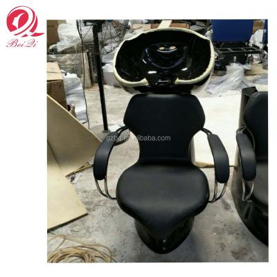 China Luxury; Antiquity ; European portable bowl used beauty salon shampoo salon shampoo chair Barber Shampoo Chairs for sale