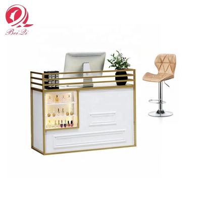 China Comfortable Beauty Living Room Furniture Cheap Modern Reception Counter Design Used Reception for sale