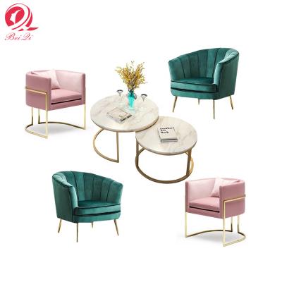 China 2019 Morden Living Room Furniture Marble Table Top Coffee Table And Chairs For Hideaway for sale