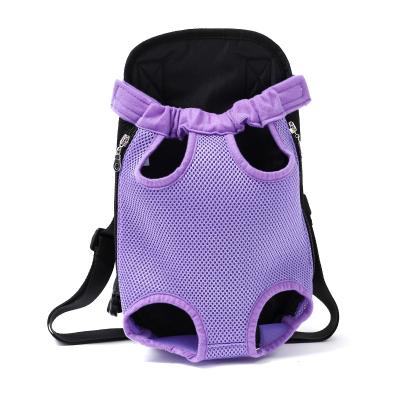 China Cat and Dog Backpack Pet Carrier Trunk Airline Bag Portable Backpack Mesh Breathable Soft Breathable Backpack for sale