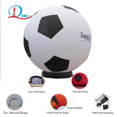 China Store Decoration 2022 Inflatable Outdoor Soccer Sports Event Display Football for sale