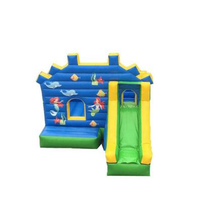 China Commercial Rental Use Or Business Customized Large Inflatable Christmas Bouncing House Air Jumping Bouncer for sale