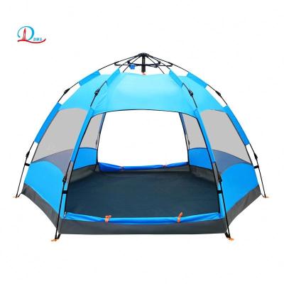 China Camouflage/Field Game DNL Camping Tent 5-8 Person Polyester Fabric With Silver Coating Automatic Outdoor Park Camping Tent Camp Tent for sale