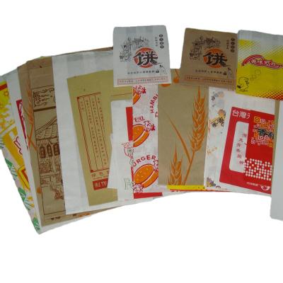 China Recyclable Custom Plain Paper Bags Brown Logo Print Wholesale Fast Food Paper Packaging Bag Deli Kraft Paper Bags for sale