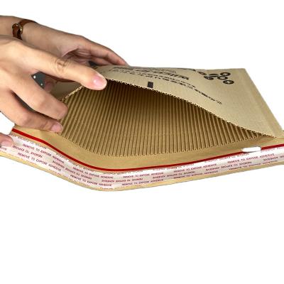 China Impact Resistance Padded Environmental Mailer Cushion Envelope Shockproof 100% Biodegradable Paper Bag for sale