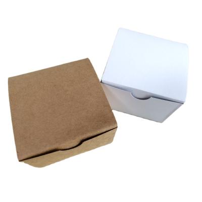 China Recycled Materials Custom Folded Recycled Blank Or Kraft Gift Packaging Cardboard Box for sale