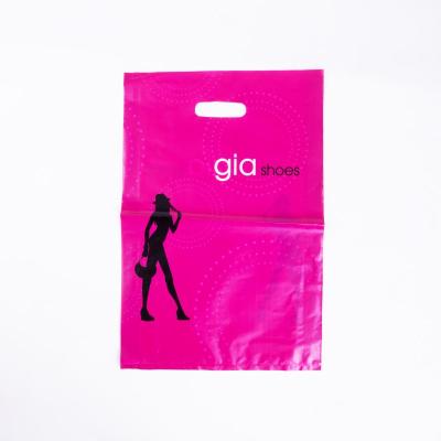 China Disposable Custom Printed Logo die cut shopping bags /carrier bags /merchandise bag for shop for sale