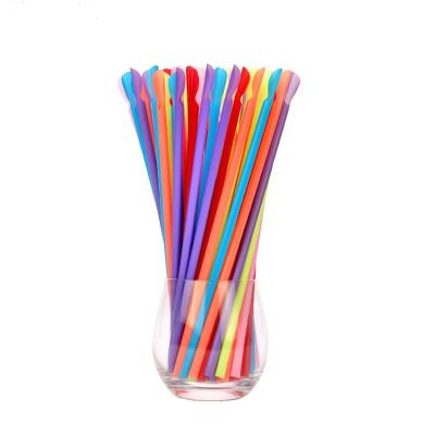 China Customized Modern High Quality Biodegradable PLA Drinking Straw Size 8mm 10mm 12mm Disposable Straws for sale