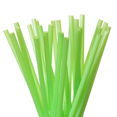 China Modern Disposable Eco Friendly Non Plastic Reusable PLA Straws Spoon Supermarket Drinking Straw for sale