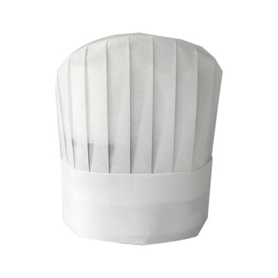 China Various Factory Sale Comfortable Hygiene Fodder Widely Used Custom Disposable Paper Chef Hat for sale