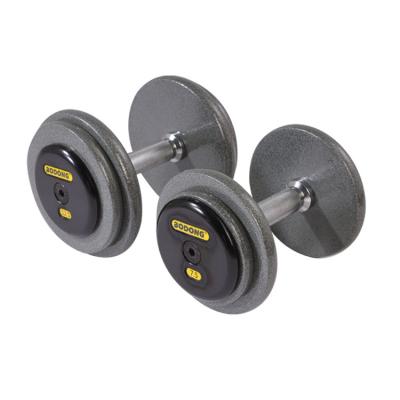 China Universal Fitness Accessory Dumbbells 50lb Cast Iron Adjustable Dumbbell For Home Training for sale