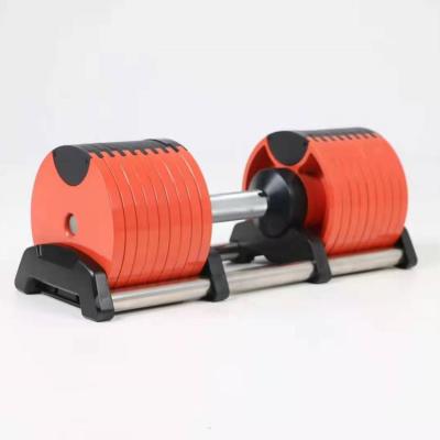 China Wholesale New Arrival 20kg 45lbs Fitness Equipment 2021 Universal Quickly Adjustable Dumbbell Set for sale