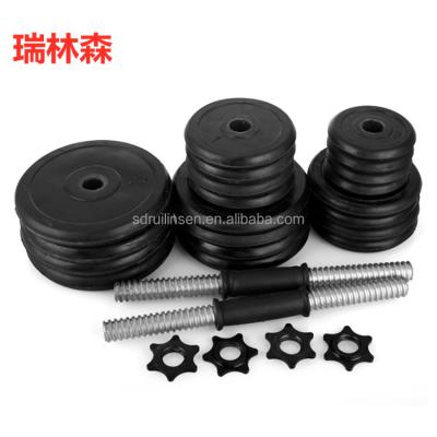 China Factory Wholesale Universal Fitness Dumbbell Rubber Adjustable Set for sale