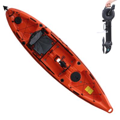 China High Quality Single Kayak RIOT Mako 12 Pedal Salt Proof Drive Fishing Single Kayak Sit On Top Kayak for sale