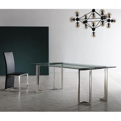 China New fashionable and practical modern black dining table dining table for dining decor table set furniture for sale