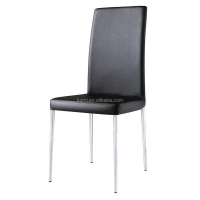 China Modern Cheap Modern Leather Metal Dining Chair High Quality For Dining Room Stainless Steel Cheap Chair for sale