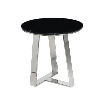 China New modern fashionable and practical JJ-1081 end table for popular living room table black decor table set for sale