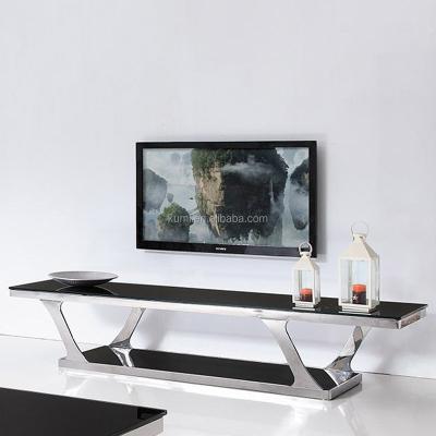 China New Modern Style Highly Reliable Single Black TV Stand And Shoe Cabinet Modern Luxury Design TV Stand for sale