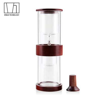 China Sustainable high borosilicate personal coffee maker, jug glass coffee maker for sale