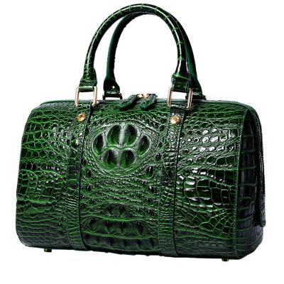 China Large capacity luxury shoulder fashion printing handbag lady tote bag genuine leather pillow crocodile body boston cross handbags luxury shoulder bags for sale