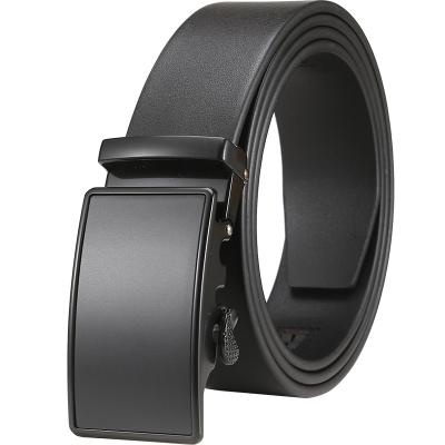 China Cowhide Leather Belt High-Grade Alloy Buckle Automatic Buckle Grain Leather Full Vegetable Tanned Belt Whip Leather Belts For Men for sale