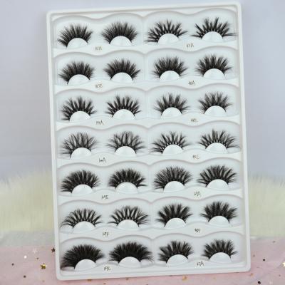 China Thick Mink Lashes 25mm Mink Eyelash Dramatic Private Label 25mm Mink Lashes Fluffy Lashes for sale