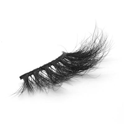 China Natural wholesale hand made long full strip lashes 5d 25mm mink lashes real mink lashes seller for sale