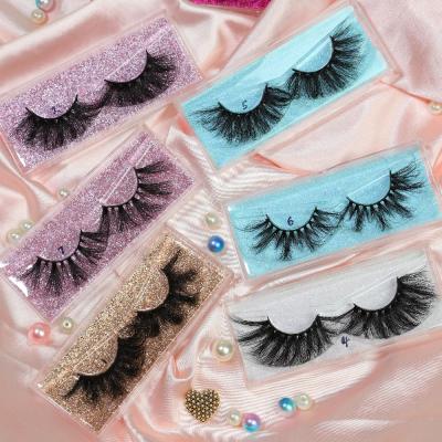 China Natural commercial insurance logo queen eye lashes individual fluffy 3d 5d mink customized false eyelashes wholesale for sale