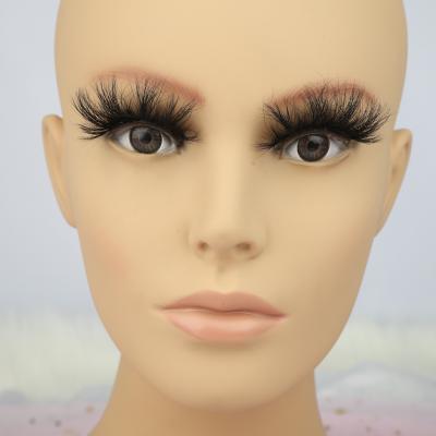 China Real Mink Eyelashes 27mm Long Grade Mink Lashes Natural Luxurious Dramatic Lashes Fluffy Eyelash for sale