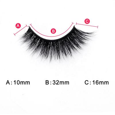 China Long Hot Sale Natural Mink Lashes Factory Fluffy Mink Lashes Customize Real Lashes Wholesale 3d Mink Eye Lashes for sale