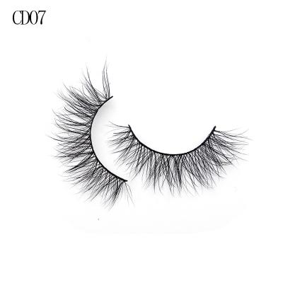 China Real Thick 3d Mink Eyelashes 16mm Mink Eyelashes 3d Curl Short Natural 25mm Mink Eyelashes for sale