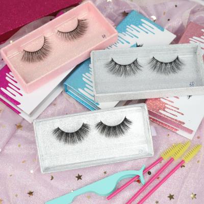 China Natural Long Full Strip Lashes With Box 15mm Eyelash Vendor With Free Samples Custom Packaging Lashes for sale