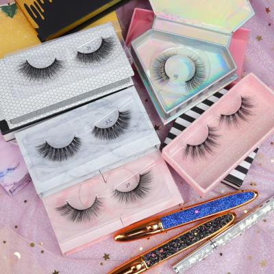 China 3d Lashes Natural Silk Tapered Eyelashes Synthetic Eyelash Short for sale