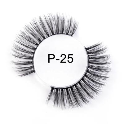 China Seller natural vegan lashes silk eyelashes synthetic silk eyelash private label 3d lashes wholesale for sale