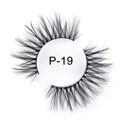 China Long Natural Silk Lashes 3d Faux Silk Lashes Fiber Eyelash 3d Faux Silk Eyelashes Private Label for sale