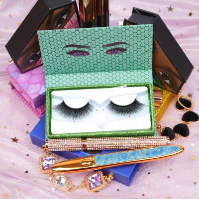 China Thick Bottom False Eye Lashes 2021 New Arrival 3 Pair Long Eyelash Packing Natural 3d Different Lashes for sale